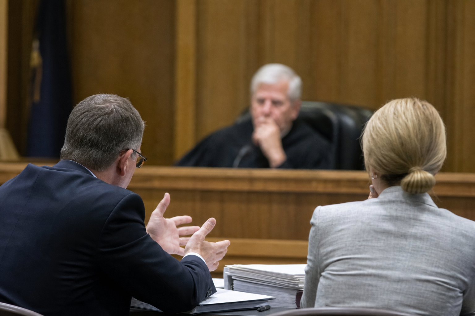 Editorial illustration for "Courts Should Resist Preliminary Rulings in Pending Cases"
