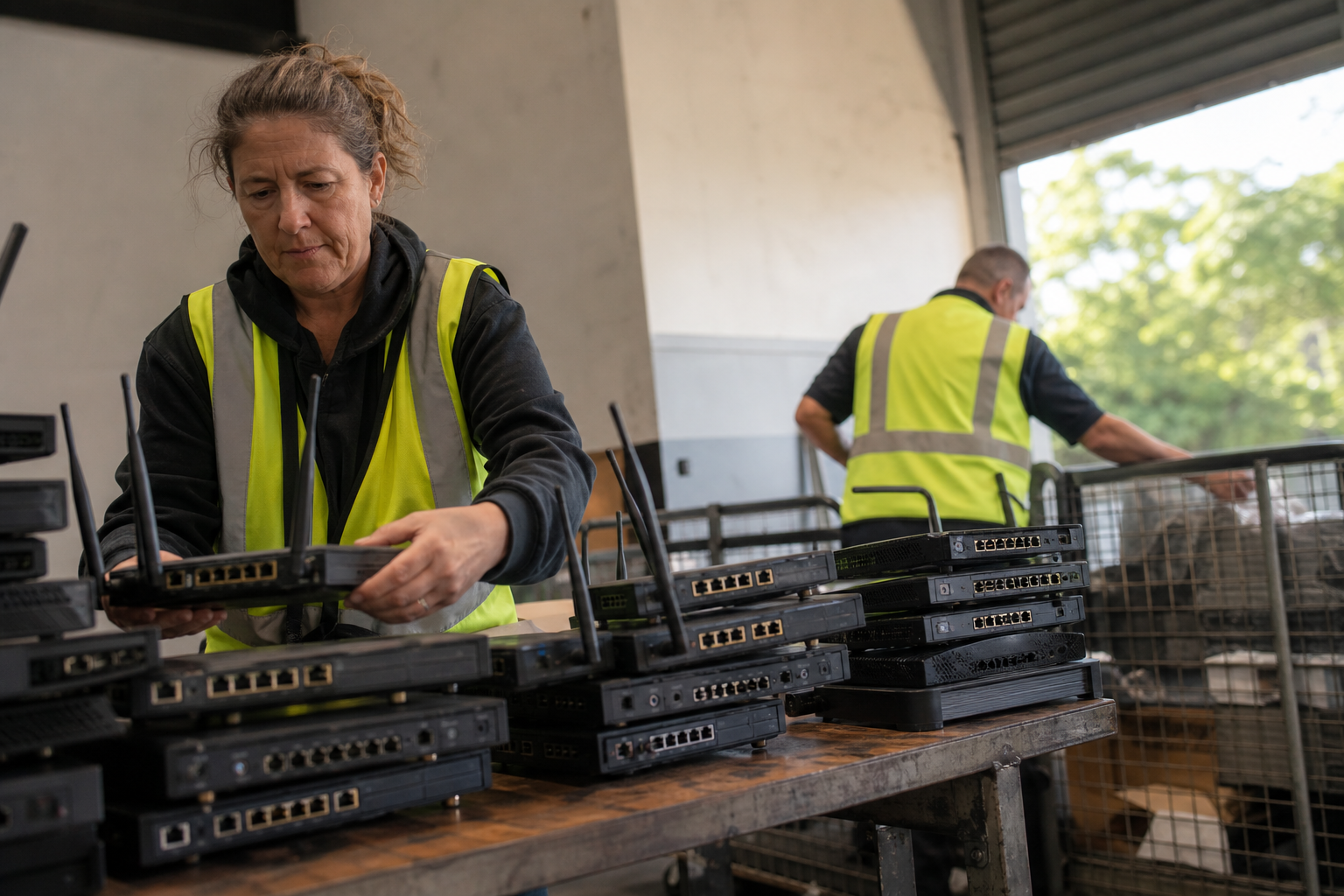 Editorial illustration for "Government Should Let Volunteers Repurpose Functional Test Routers"