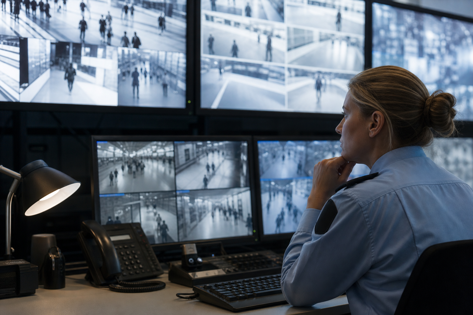 Editorial illustration for "Governments Should Not Significantly Expand Surveillance Capabilities"