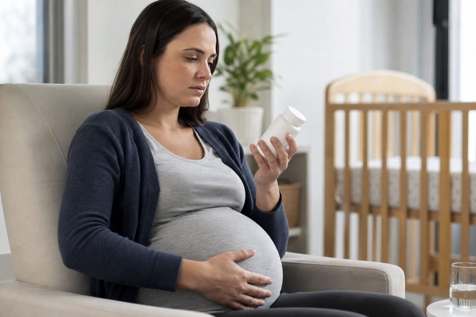 Editorial illustration for "Pregnancy Tylenol Warnings Should Follow Evidence Not Political Fear"