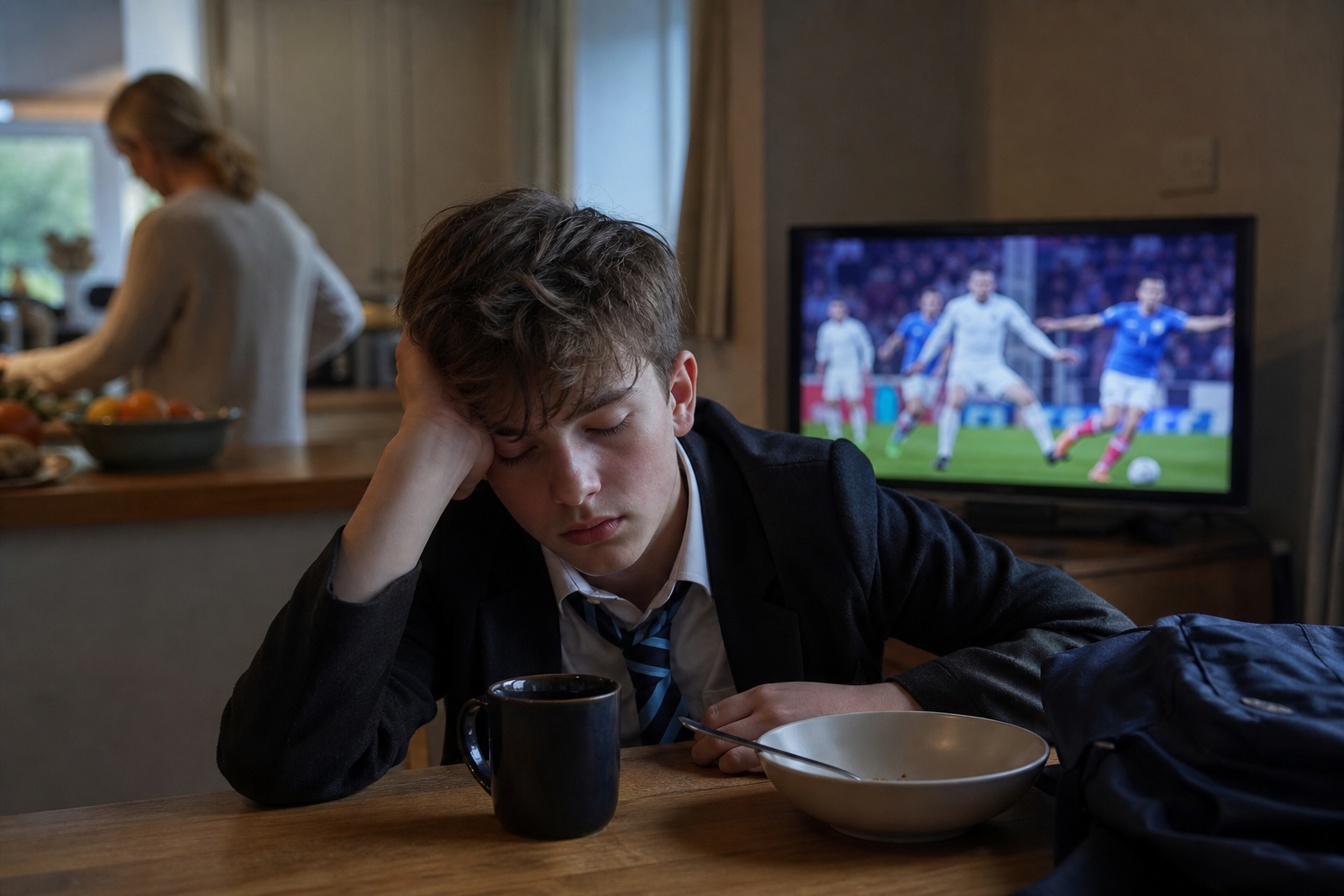 Editorial illustration for "Schools Should Flex Hours for Major Sporting Events"