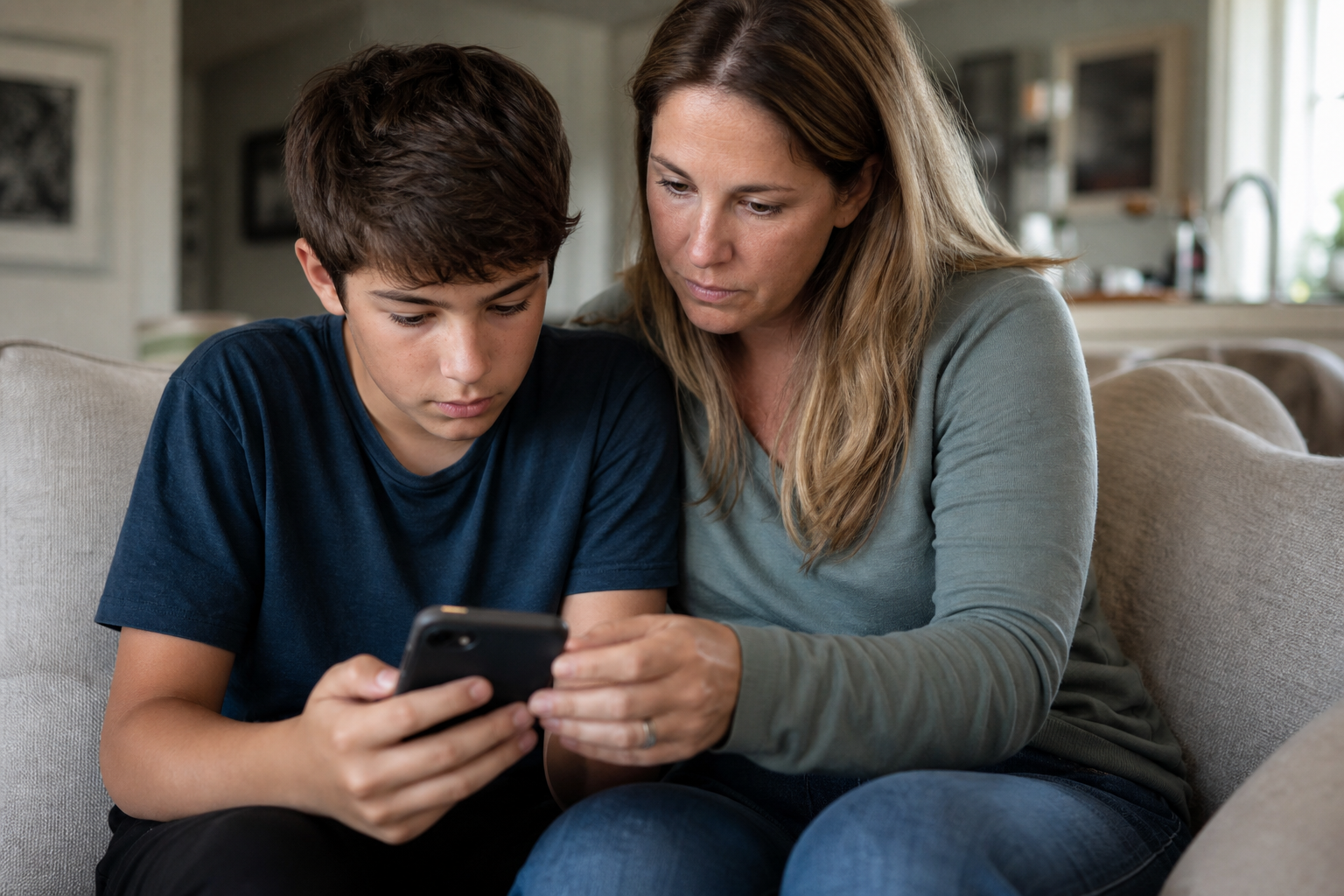 Editorial illustration for "States Should Require Parental Permission for Minors Downloading Apps"