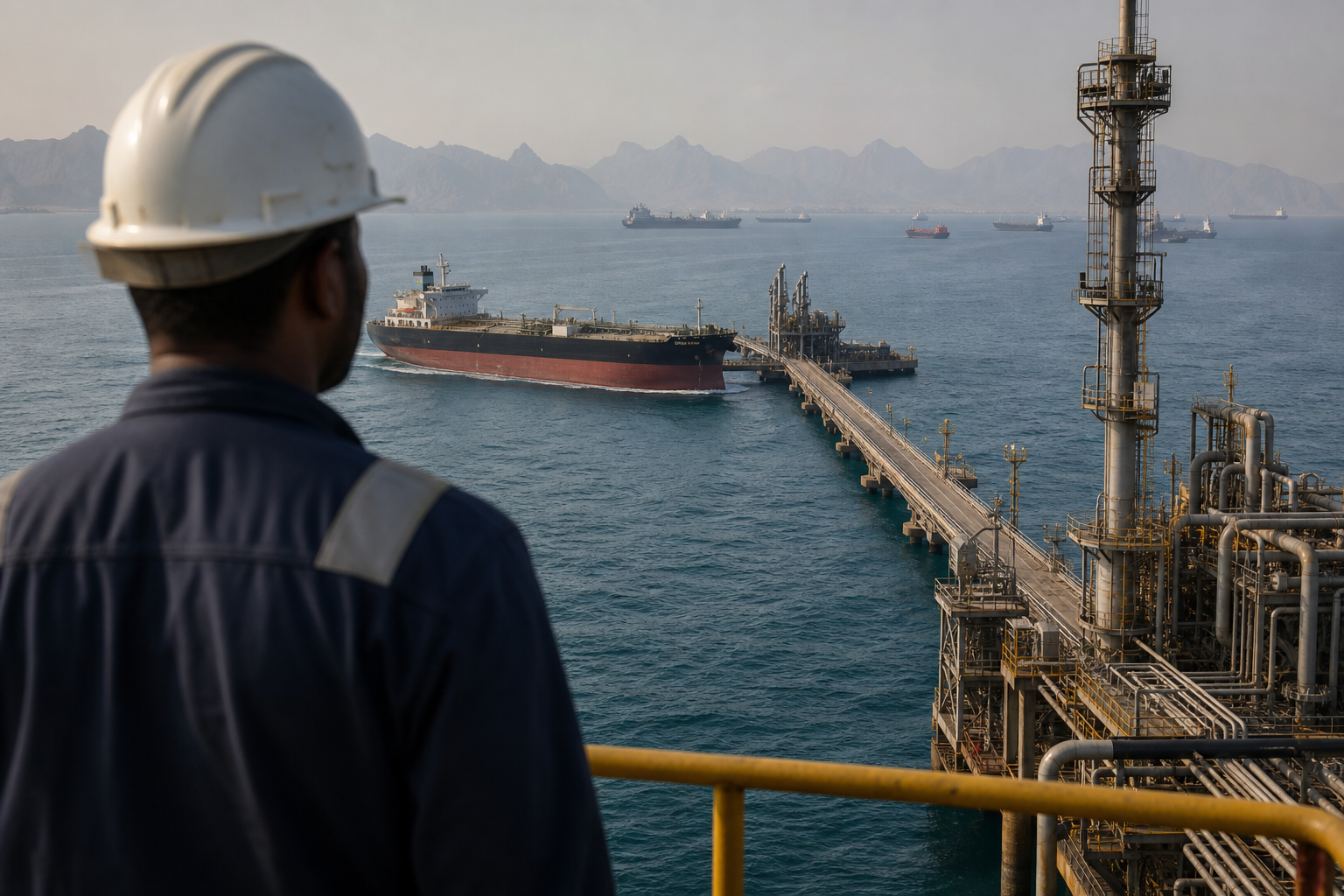 Editorial illustration for "The US Should Cut Strait of Hormuz Market Exposure"