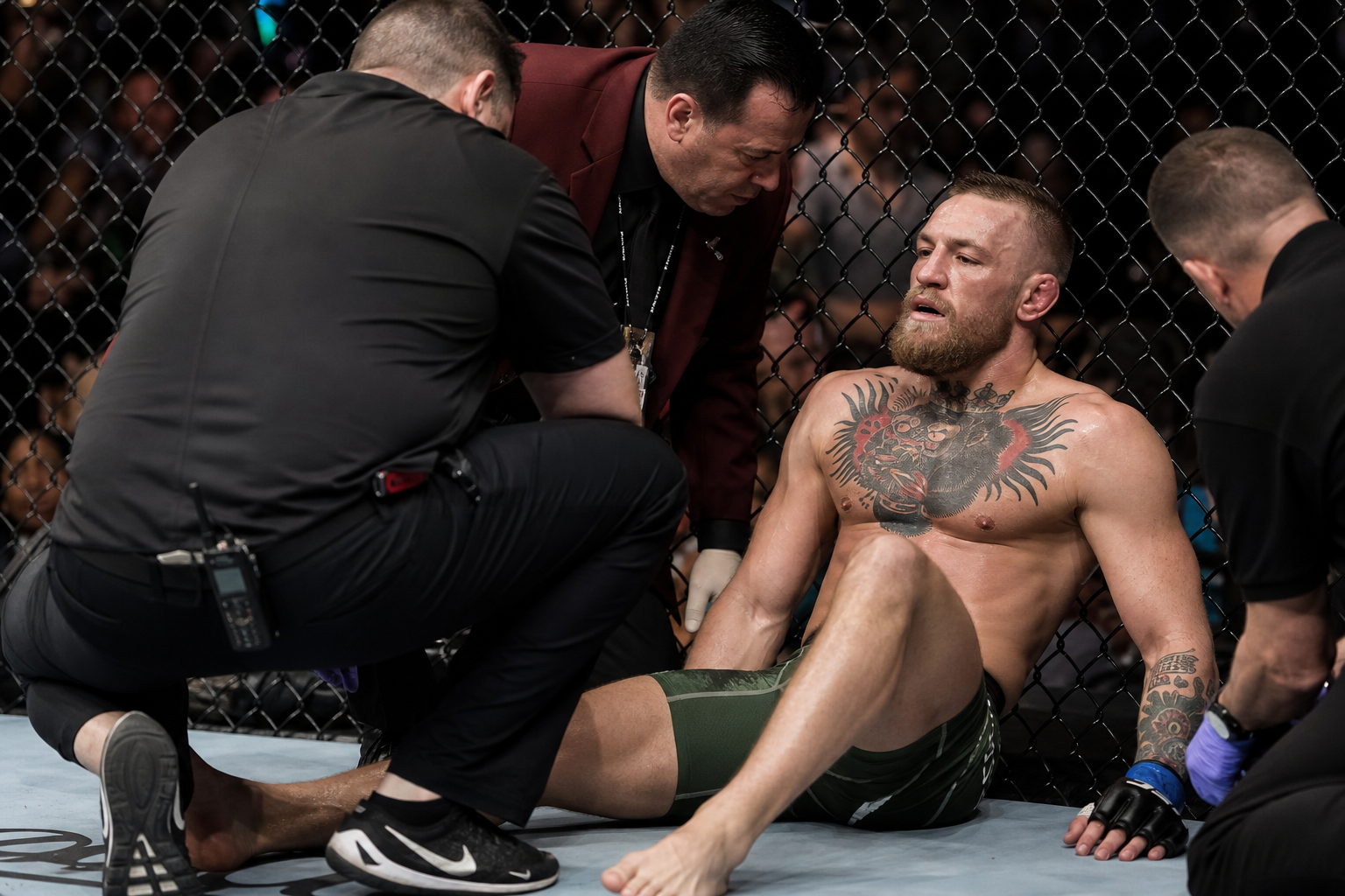 Editorial illustration for "UFC Should End Conor McGregor’s Main Event Era Now"