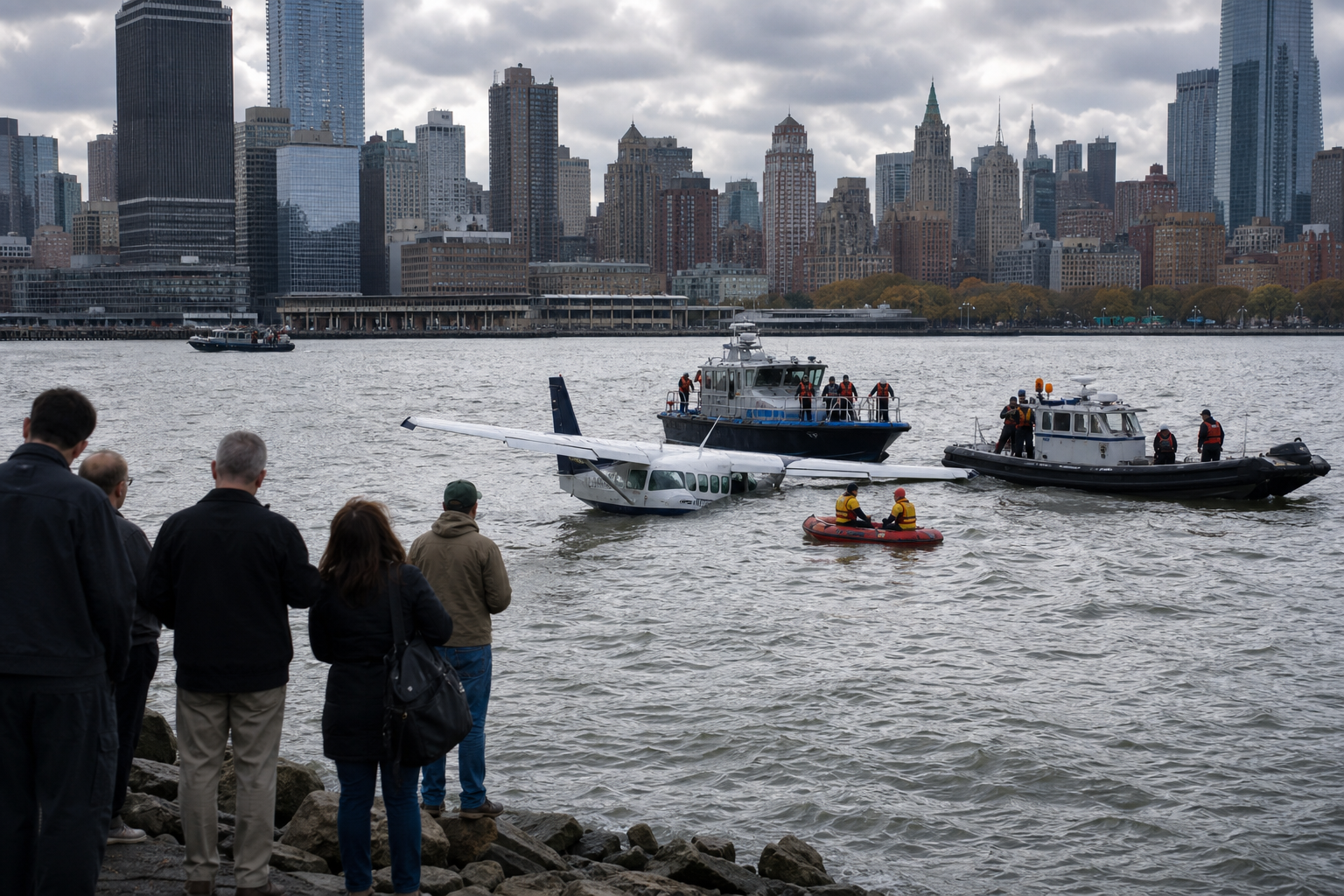 Editorial illustration for "Urban Seaplane Bans Fail the Cost Benefit Test"